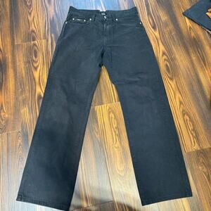 Boss Hugo Boss Black Brushed Denim Jeans Size 32